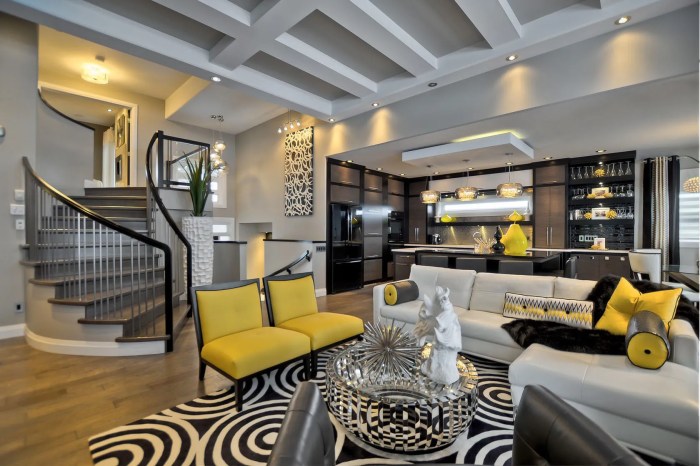 Creative design model home interiors