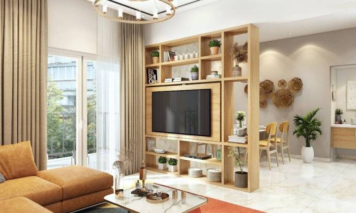 Space living saving multifunctional studio interiors area working plywood loft dwell relaxation shelves seating inside furniture areas